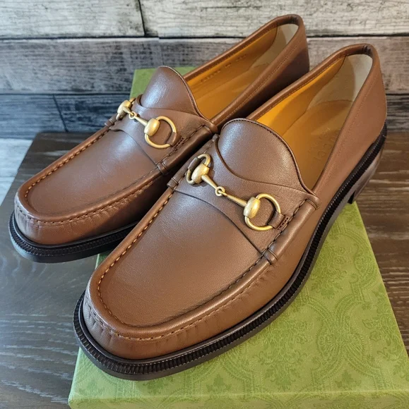 **SOLD**Gucci loafers Mandala Brown sugar  Gucci Sz10 Read Details**** - Picture 2 of 16